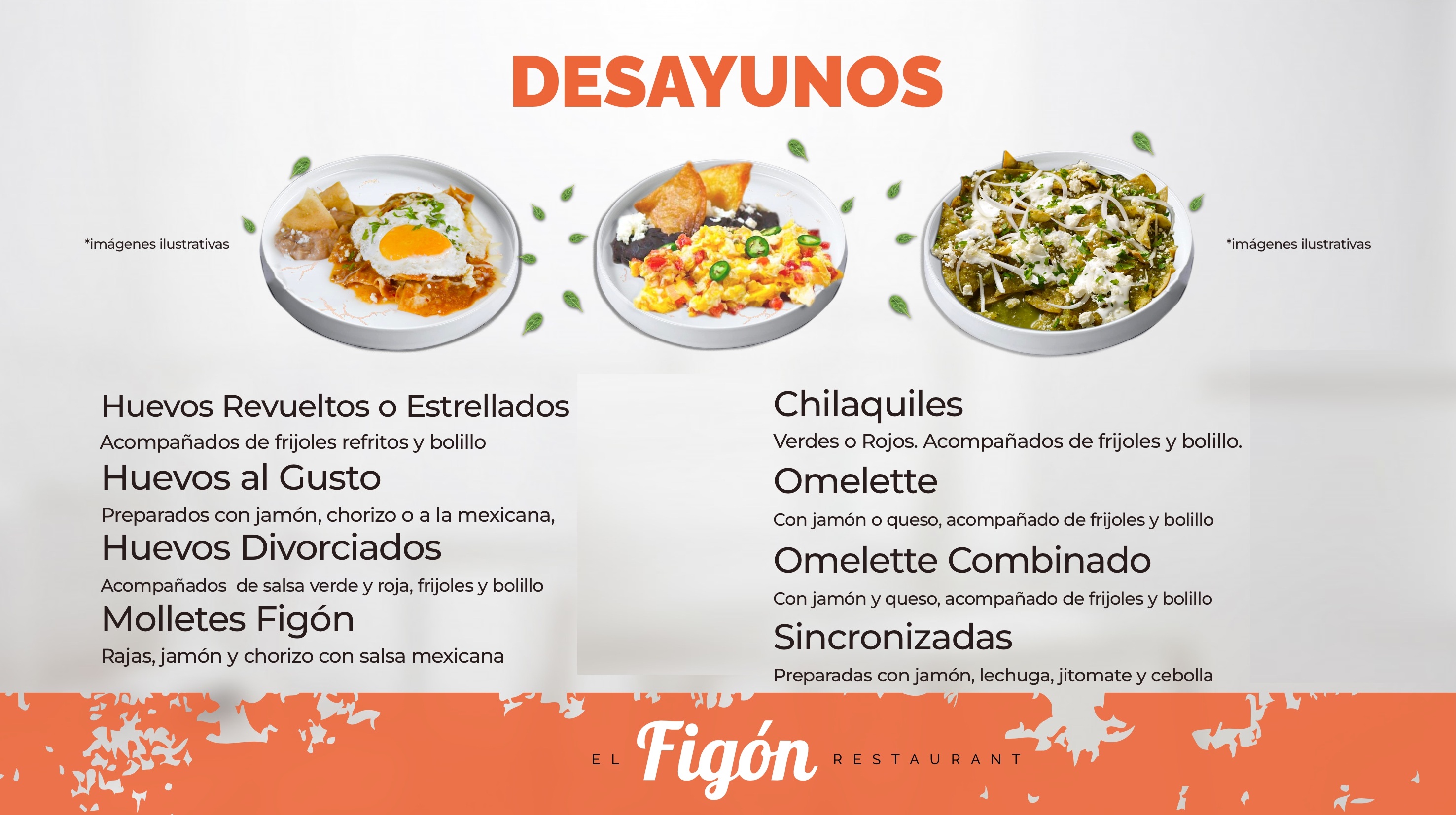 Imagen del menú
